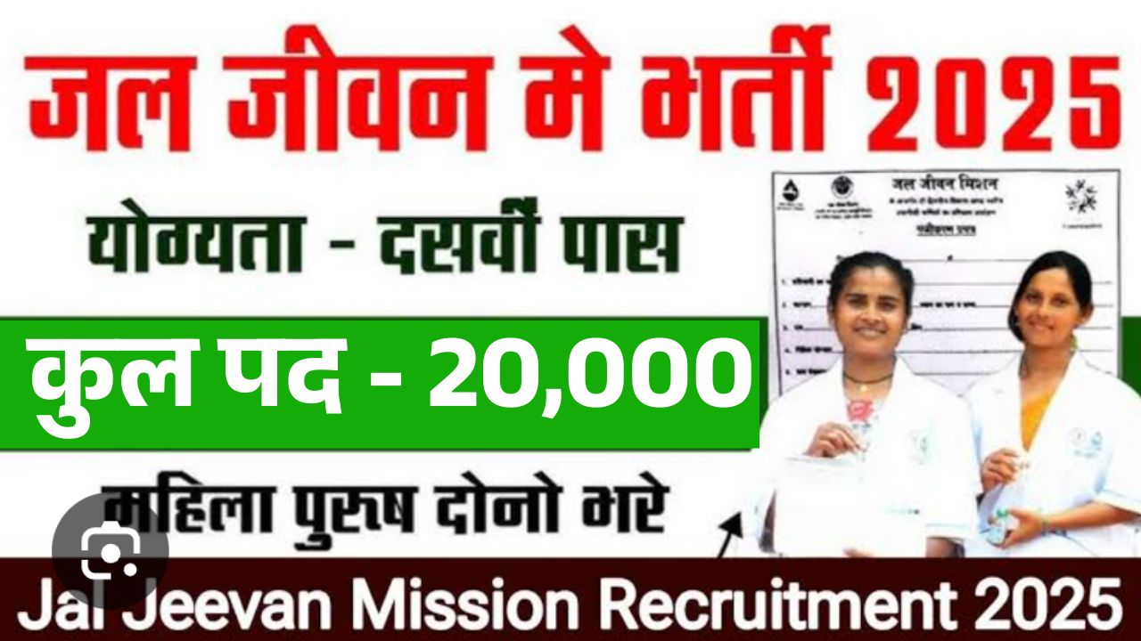 Jal Jeevan Mission Recruitment 2025